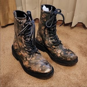 Free People Santa Fe floral Boots 38